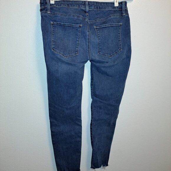 Gap Maternity Inset Panel Favorite Jegging Medium Indigo Denim Jeans - Picture 14 of 14